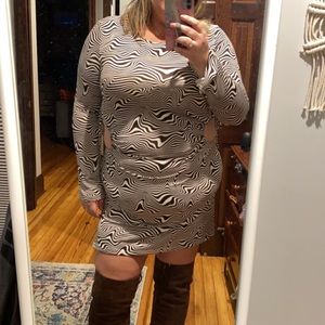 Cut out mini dress